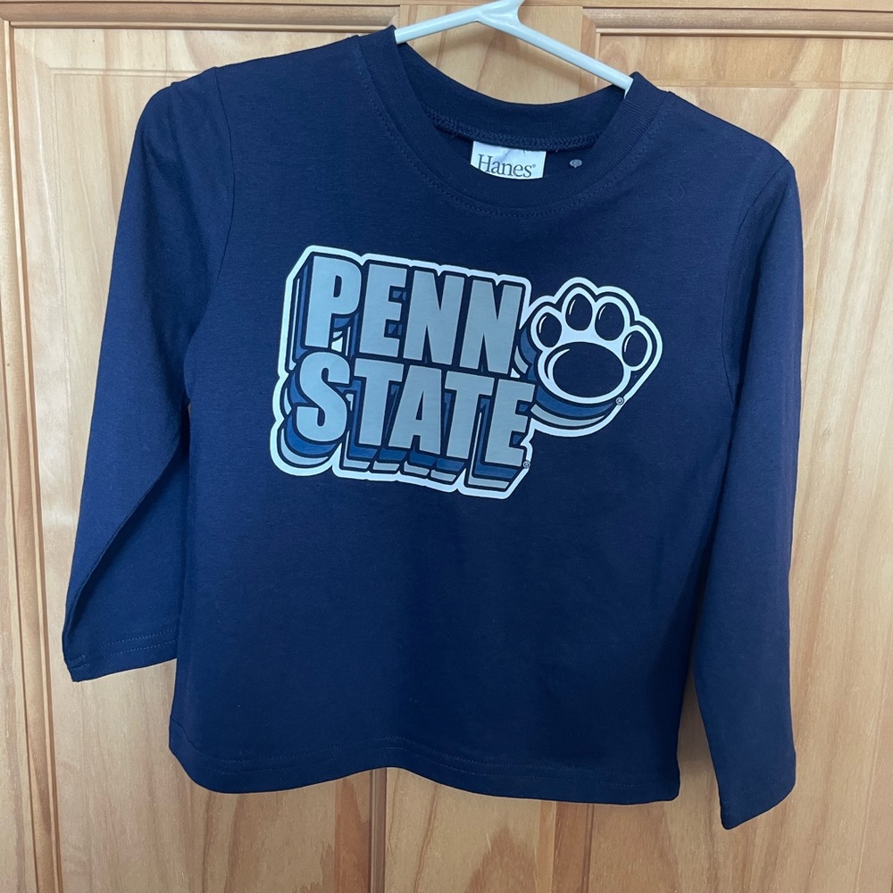 New With Tags, Kids Penn State Size 3T Long Sleeve Shirt